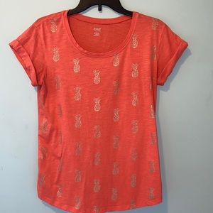 a.n.a Light Peach-Colored Pineapple Tee